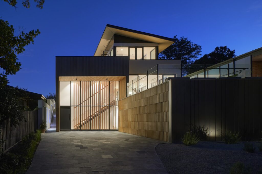 Double-storey house exterior wall coating project