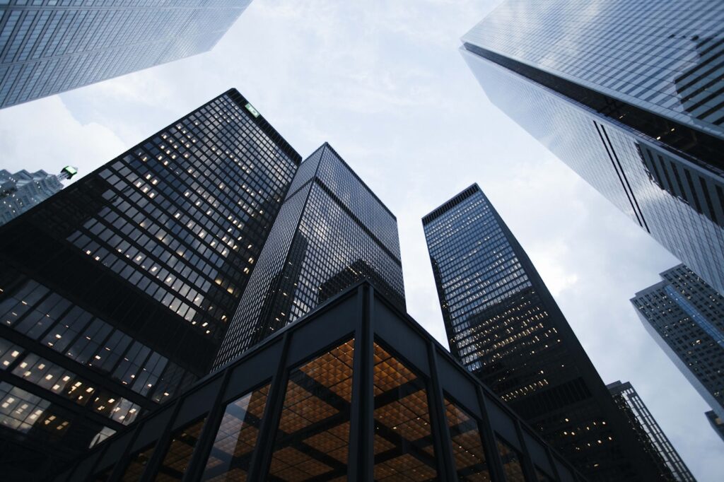 Office park facade exterior coating project